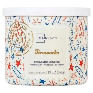 🌈 Mainstays Fireworks Candle